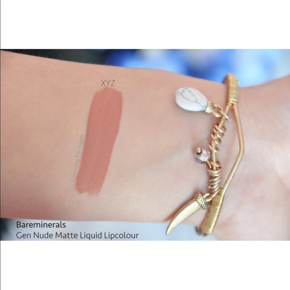 🌟🧚‍♀️XYZ BareMinerals DISCONTINUED Gen Nude Matte Liquid Lipstick NWT - Picture 4 of 7